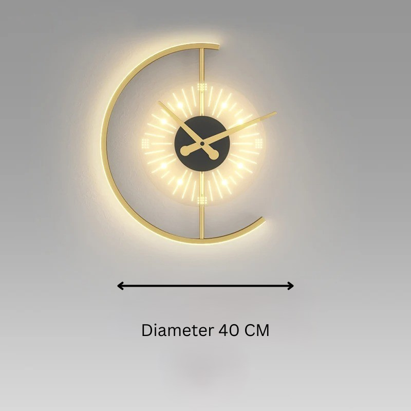LumiChron – Illuminated Wall Clock with Modern Elegance