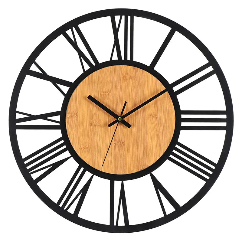 Nordic Time - Large 3D Wall Clock with Roman Numerals