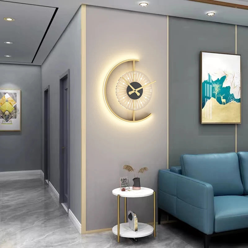 LumiChron – Illuminated Wall Clock with Modern Elegance