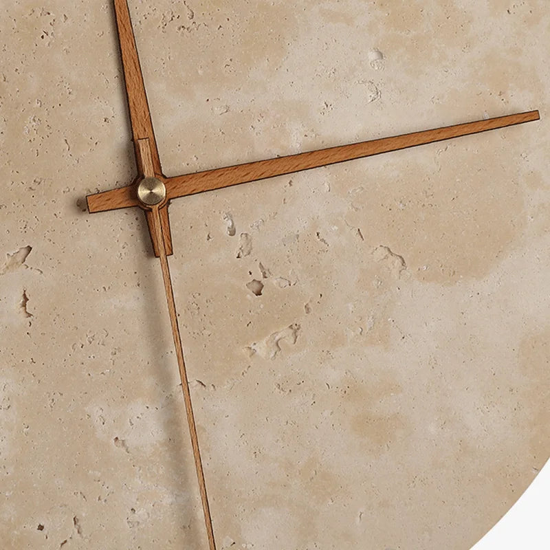 StoneTime - Stone Wall Lamp and Clock for Elegant Home Décor