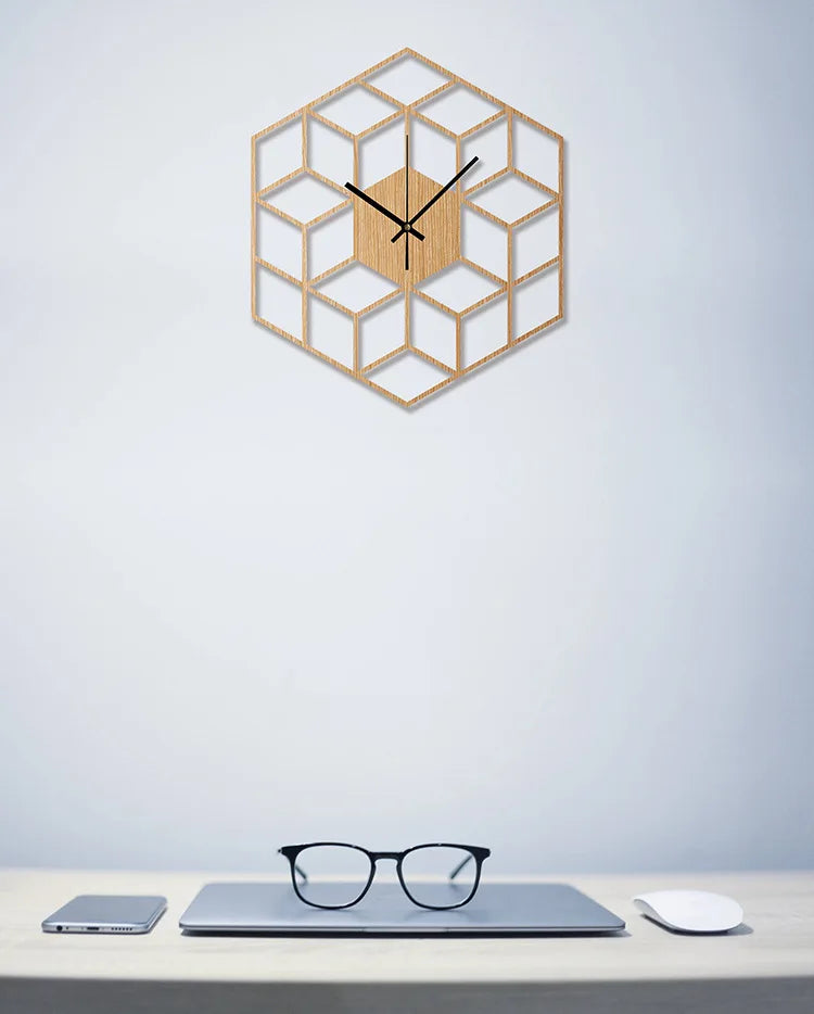 BambooTime - Silent Quartz Bamboo Wall Clock