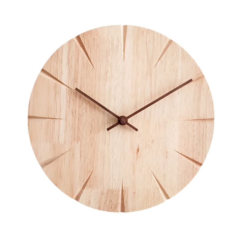Nordica - Silent Wooden Wall Clock