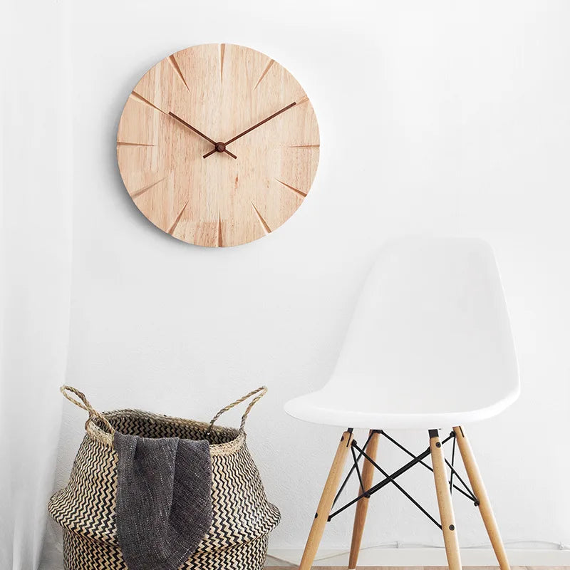 Nordica - Silent Wooden Wall Clock