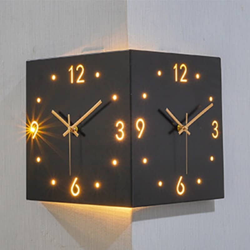 ChronoFlip – Double-Sided Rotating Wall Clock