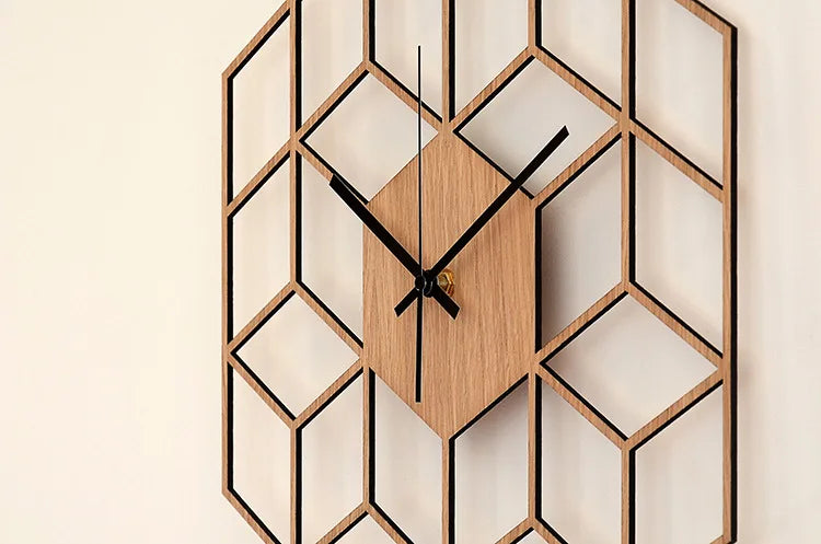 BambooTime - Silent Quartz Bamboo Wall Clock