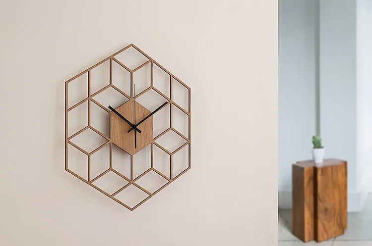 BambooTime - Silent Quartz Bamboo Wall Clock