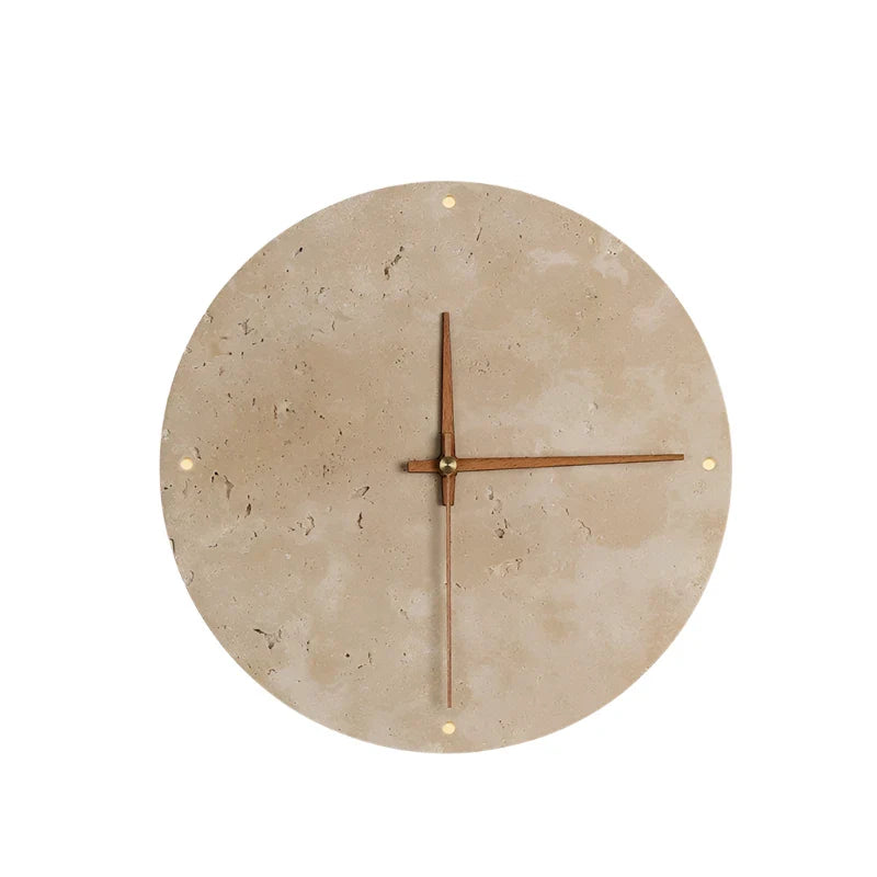StoneTime - Stone Wall Lamp and Clock for Elegant Home Décor