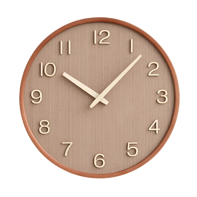 SereneTime - Japan Style Wooden Wall Clock