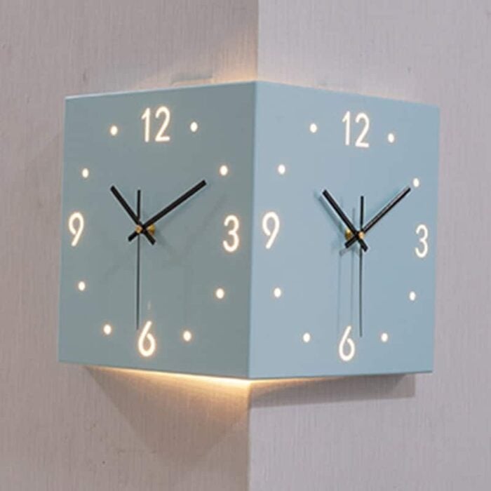 ChronoFlip – Double-Sided Rotating Wall Clock