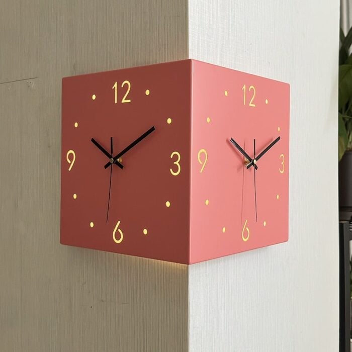 ChronoFlip – Double-Sided Rotating Wall Clock