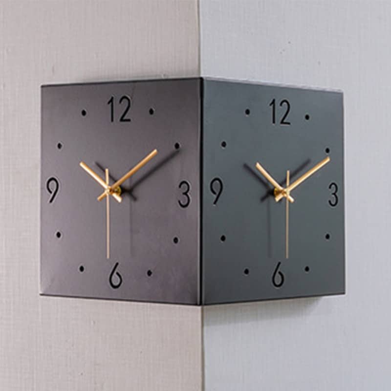 ChronoFlip – Double-Sided Rotating Wall Clock