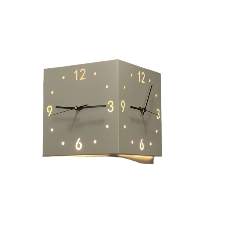 ChronoFlip – Double-Sided Rotating Wall Clock