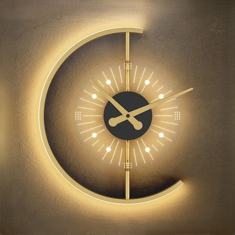 LumiChron – Illuminated Wall Clock with Modern Elegance