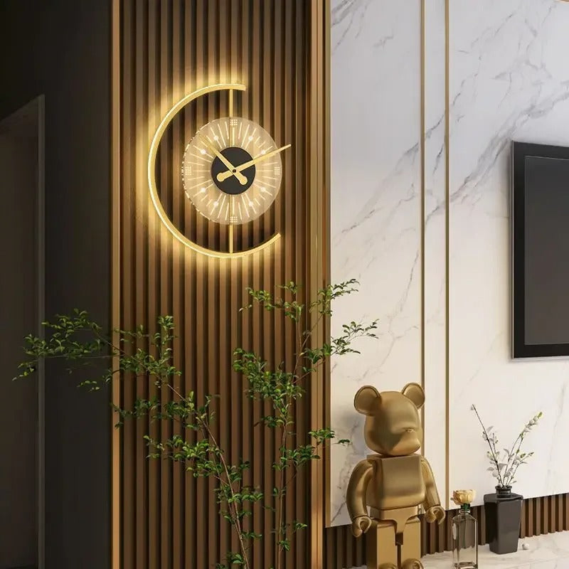 LumiChron – Illuminated Wall Clock with Modern Elegance