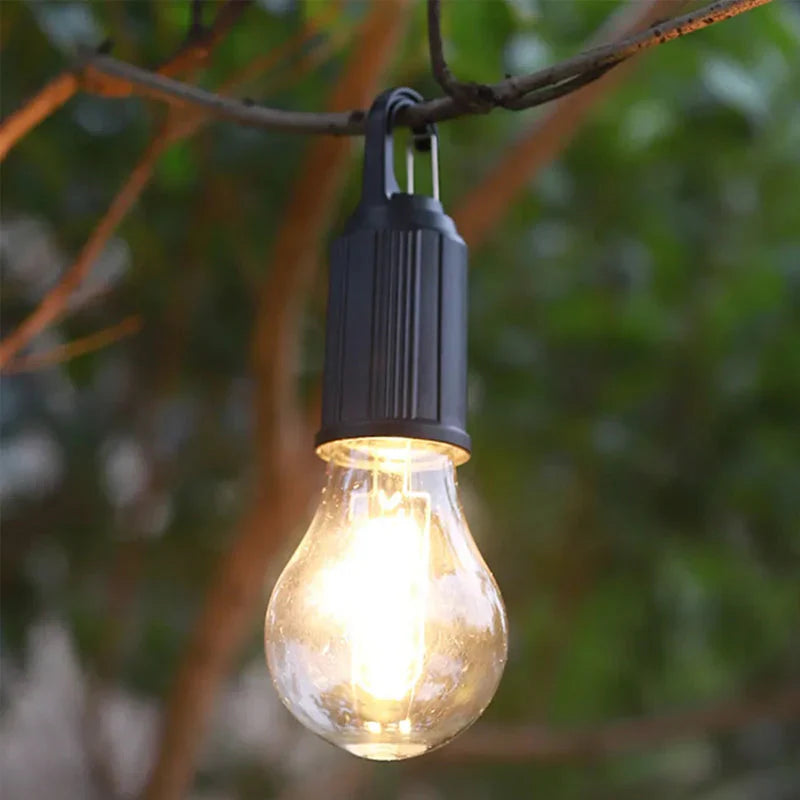 GlowCamp – Vintage LED Camping Bulb