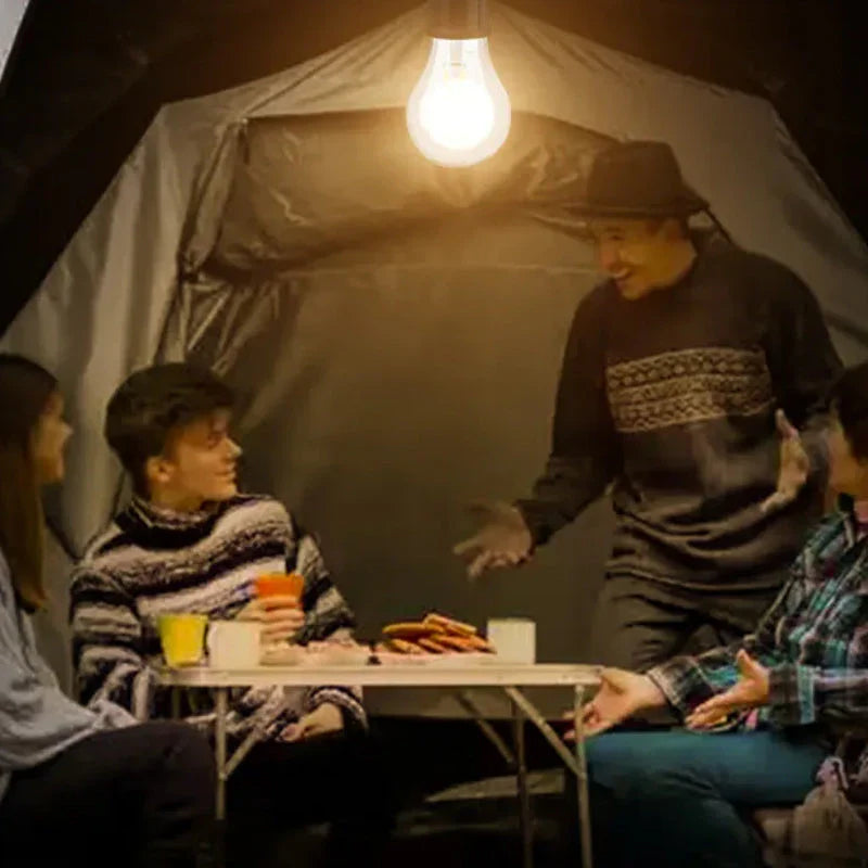 GlowCamp – Vintage LED Camping Bulb