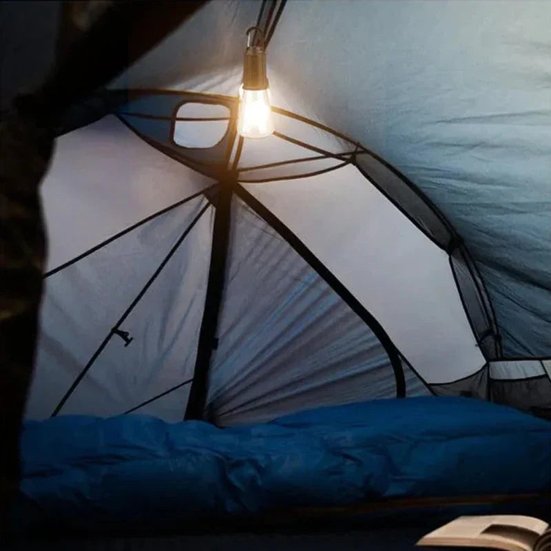 GlowCamp – Vintage LED Camping Bulb