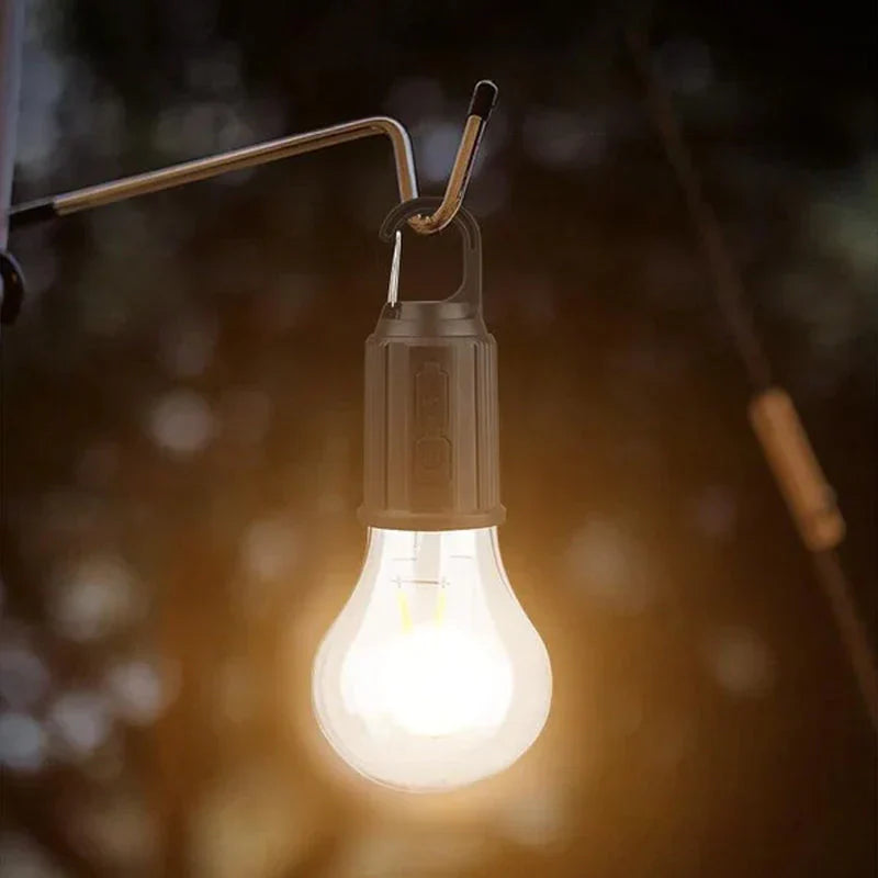 GlowCamp – Vintage LED Camping Bulb