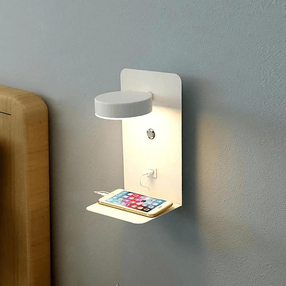 LuminCell – Wall Cellphone Holder with LED Light