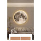 ArtTime - Elegant Wall Clock with Creative Artwork and LED Lighting
