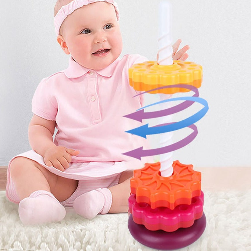 Rotating Tower – Stacking Toy for Children