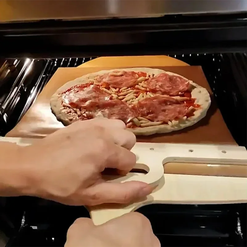 VeroSlide – Wooden Pizza Paddle for Easy Oven Transfer