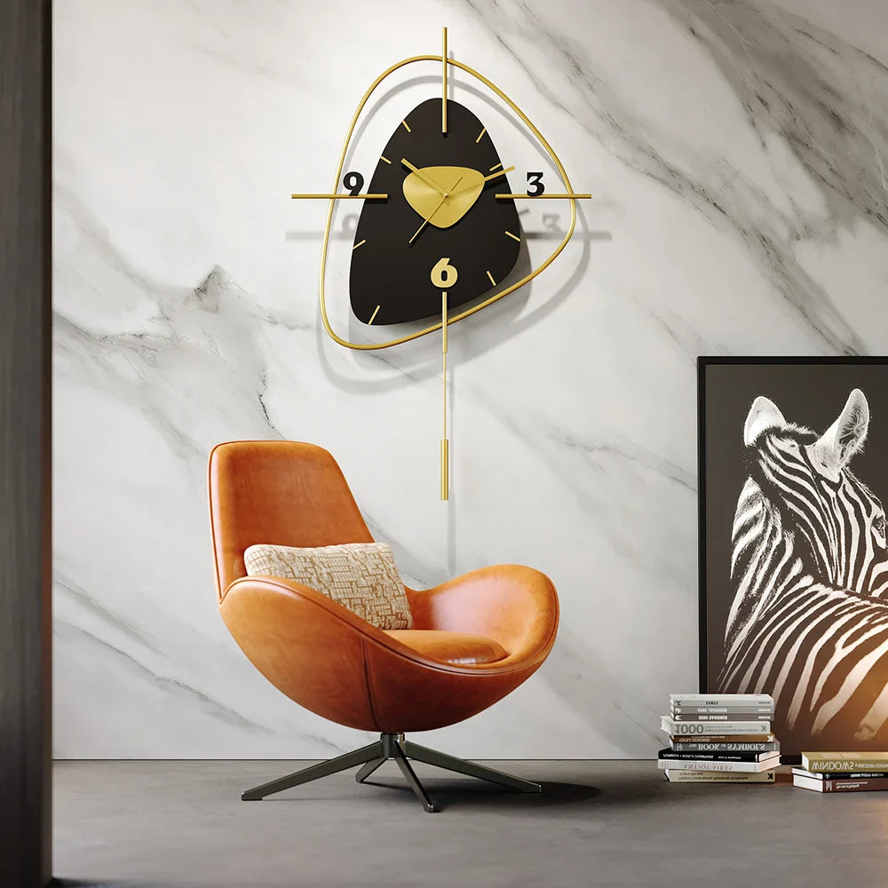 PendulumEra - Modern Scandinavian Metal Wall Clock