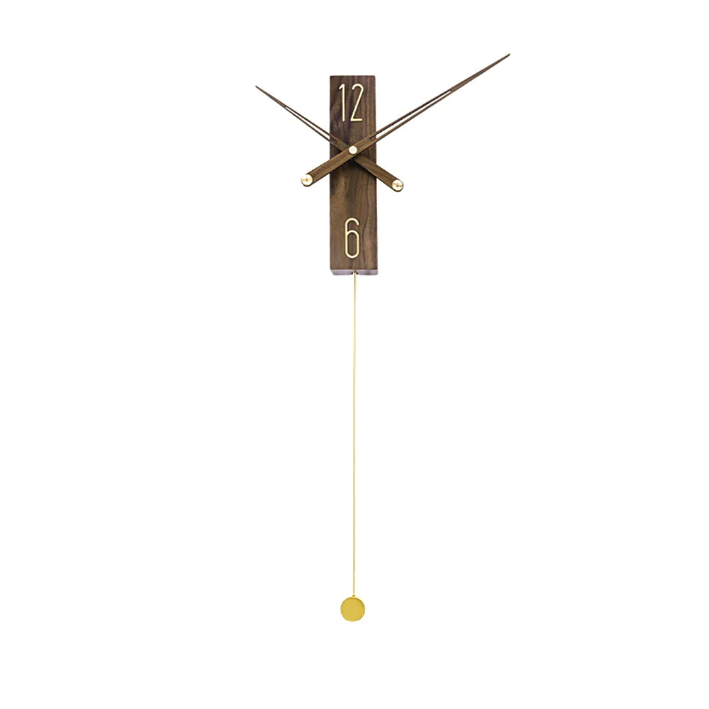 TimberCraft - Large Walnut Wall Clock