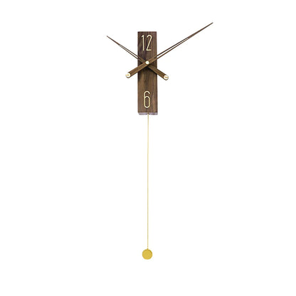 TimberCraft - Large Walnut Wall Clock