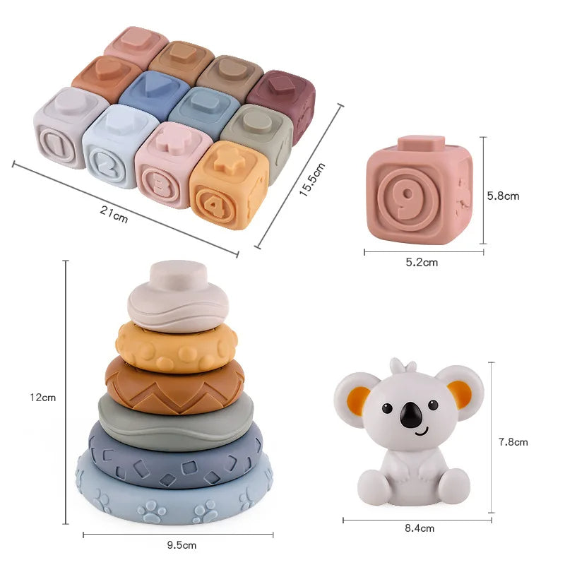 Koala Teether Cube- A Sensory Journey for Your Baby