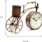 ChronoCycle - Vintage Metal Bicycle Pen Stand with Clock