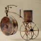 ChronoCycle - Vintage Metal Bicycle Pen Stand with Clock