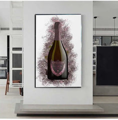 Chandon Gold Champagne Fine Art – Limited Edition Graffiti Canvas Poster