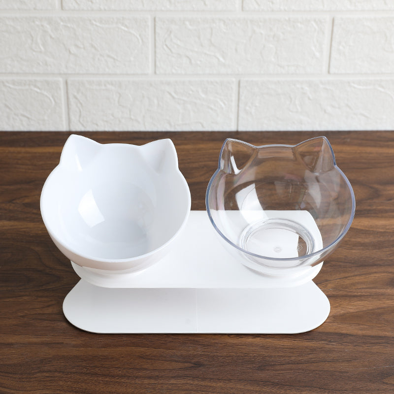 PurrfectFeed – Elevated Dual Cat Bowl