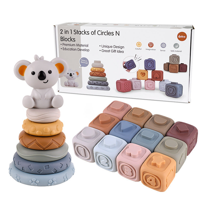 Koala Teether Cube- A Sensory Journey for Your Baby