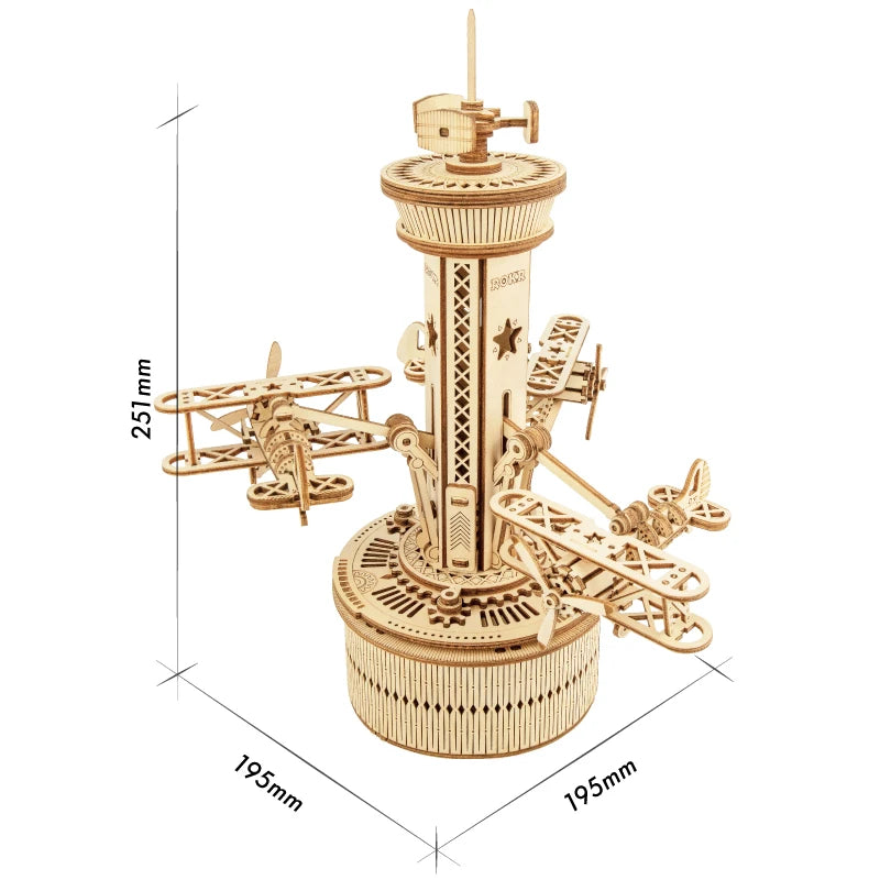 Robotime Rokr Music Box Starry Night – 3D Wooden Puzzle