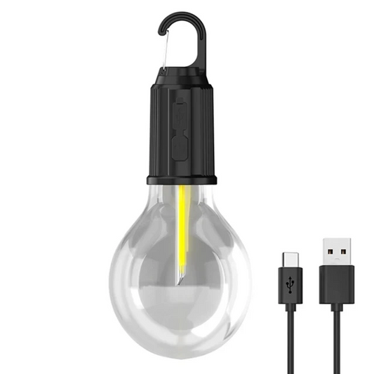 GlowCamp – Vintage LED Camping Bulb