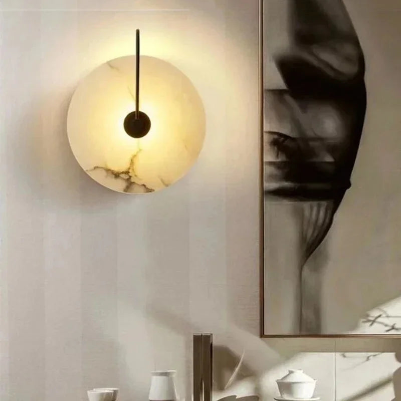 AuroraStone - Nordic Marble LED Wall Lamp