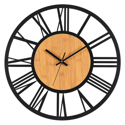 Nordic Time - Large 3D Wall Clock with Roman Numerals