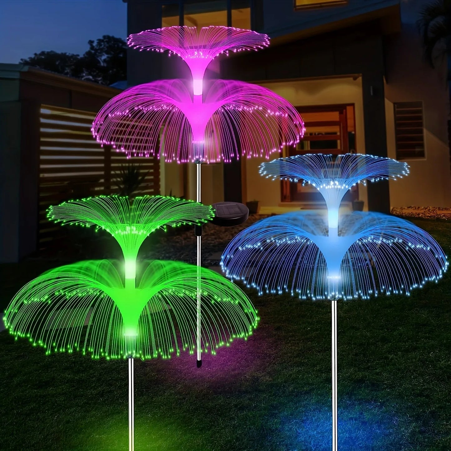 FountainGlow – Color Changing Solar Garden Lights