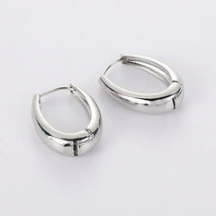 Vintage Drop Earrings – Stainless Steel Hoop Pendant Jewelry for Women