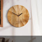 CalmCraft - Wooden Silent Wall Clock