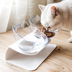 PurrfectFeed – Elevated Dual Cat Bowl