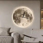 ArtTime - Elegant Wall Clock with Creative Artwork and LED Lighting