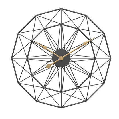 NordicTime - Large Silent 50cm Metal Wall Clock