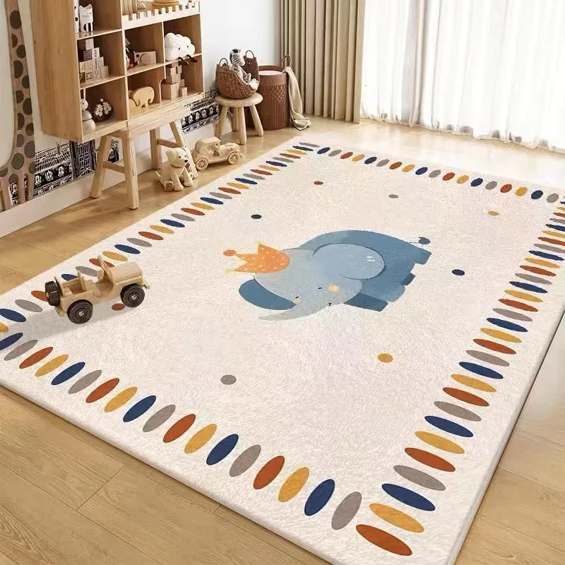 VIKAMA Imitation Cashmere Carpet – Cozy Children's Room & Play Area Mat