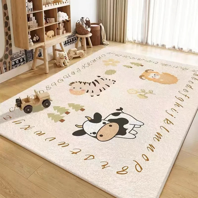 VIKAMA Imitation Cashmere Carpet – Cozy Children's Room & Play Area Mat