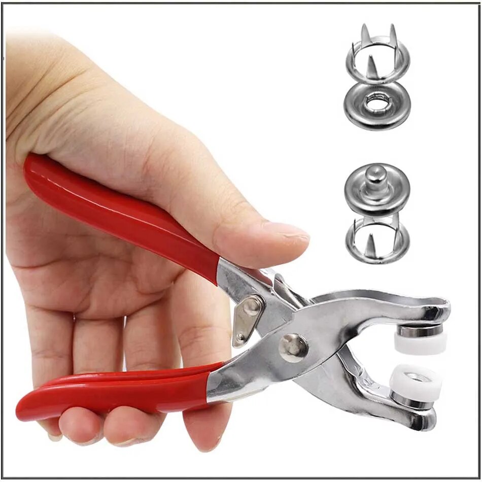 FastenPro – Automatic Buckle, Ring Hole & Button Installation Tool