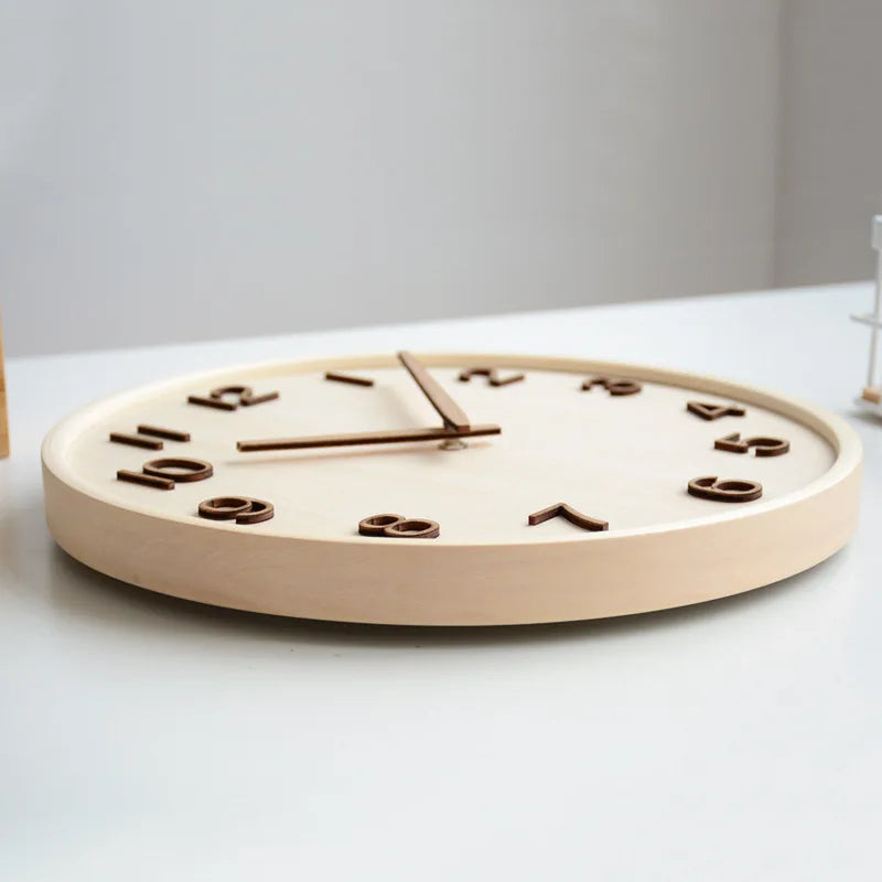 SereneTime - Japan Style Wooden Wall Clock