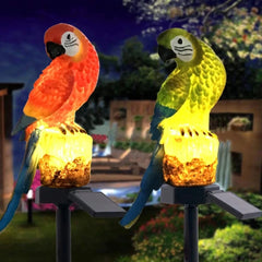 Solar Glow Parrot - LED Garden Light for Outdoor Decor